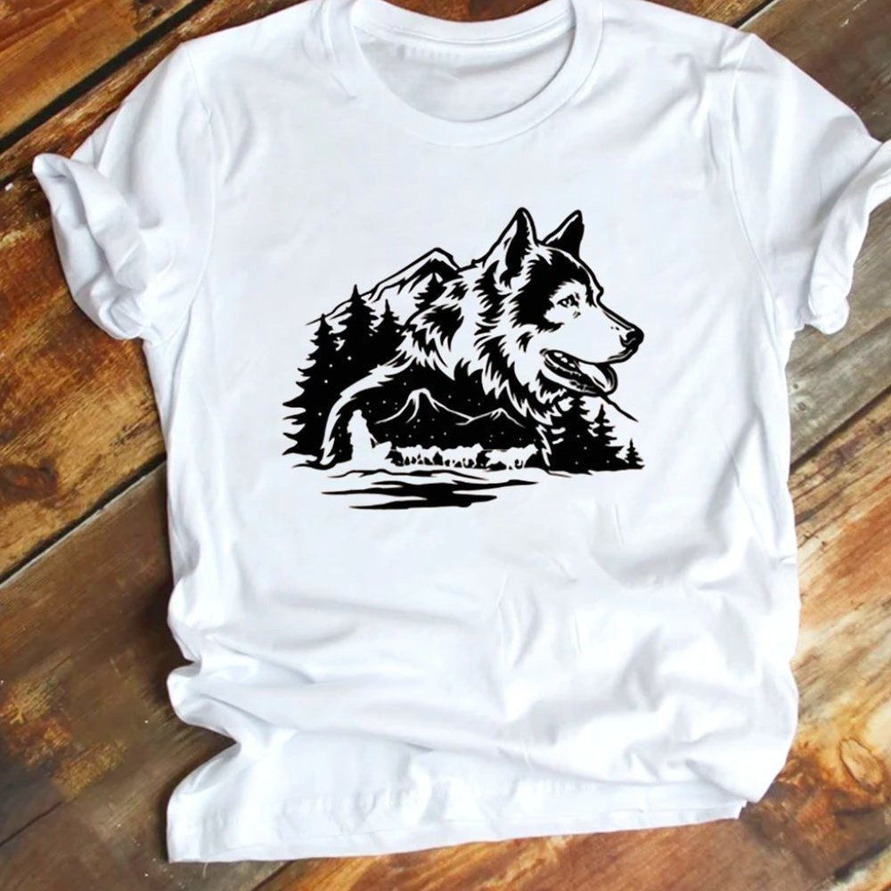 Sled Dog comfort colors Shirt, Dog Shirt, Vintage T-shirt, For Dog Owners